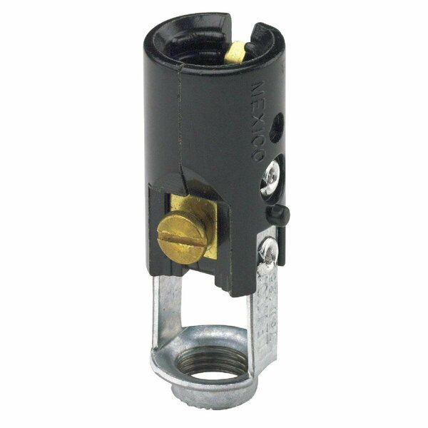 Leviton Keyless Candelabra Base Black Lamp Socket 041-10025